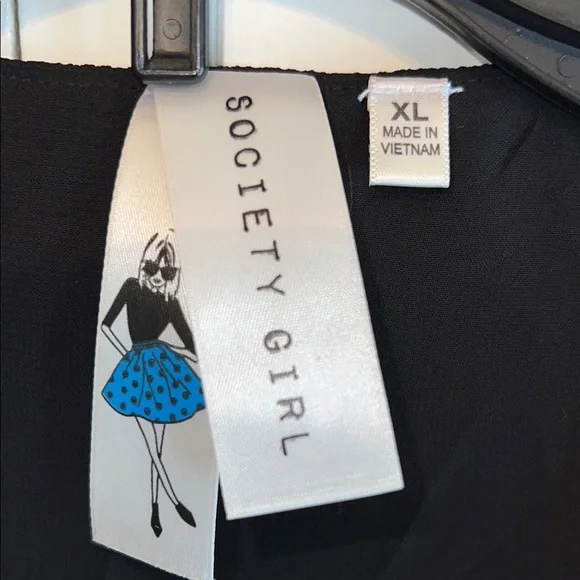 Society Black crossover Sleeveless vest - Picture 2 of 10